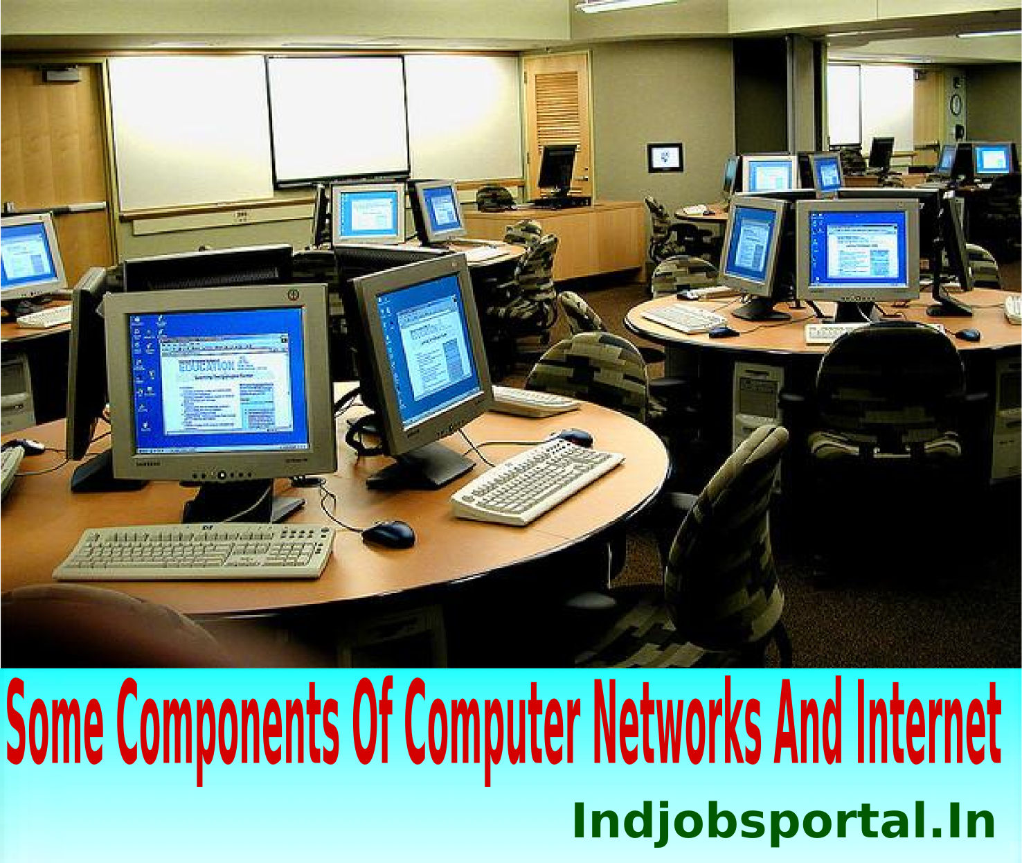 Computer Knowledge: Some Components Of Computer Networks And Internet.